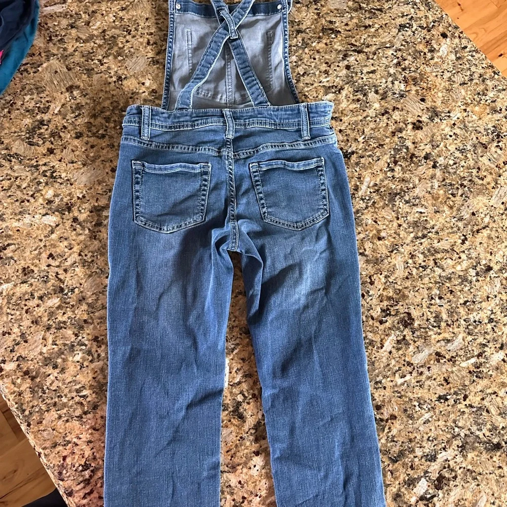 Girls Cat & Jack overalls size med 7/8 - Picture 6 of 7